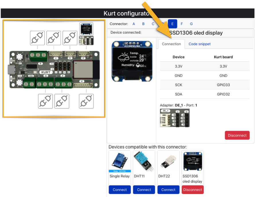 Kurt configurator step 1